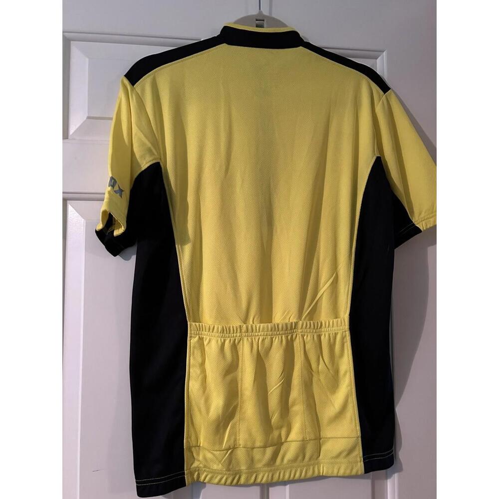 FDX Vertex Cycling Jersey Mens Small Yellow Short Sleeve Summer - Picture 4 of 4